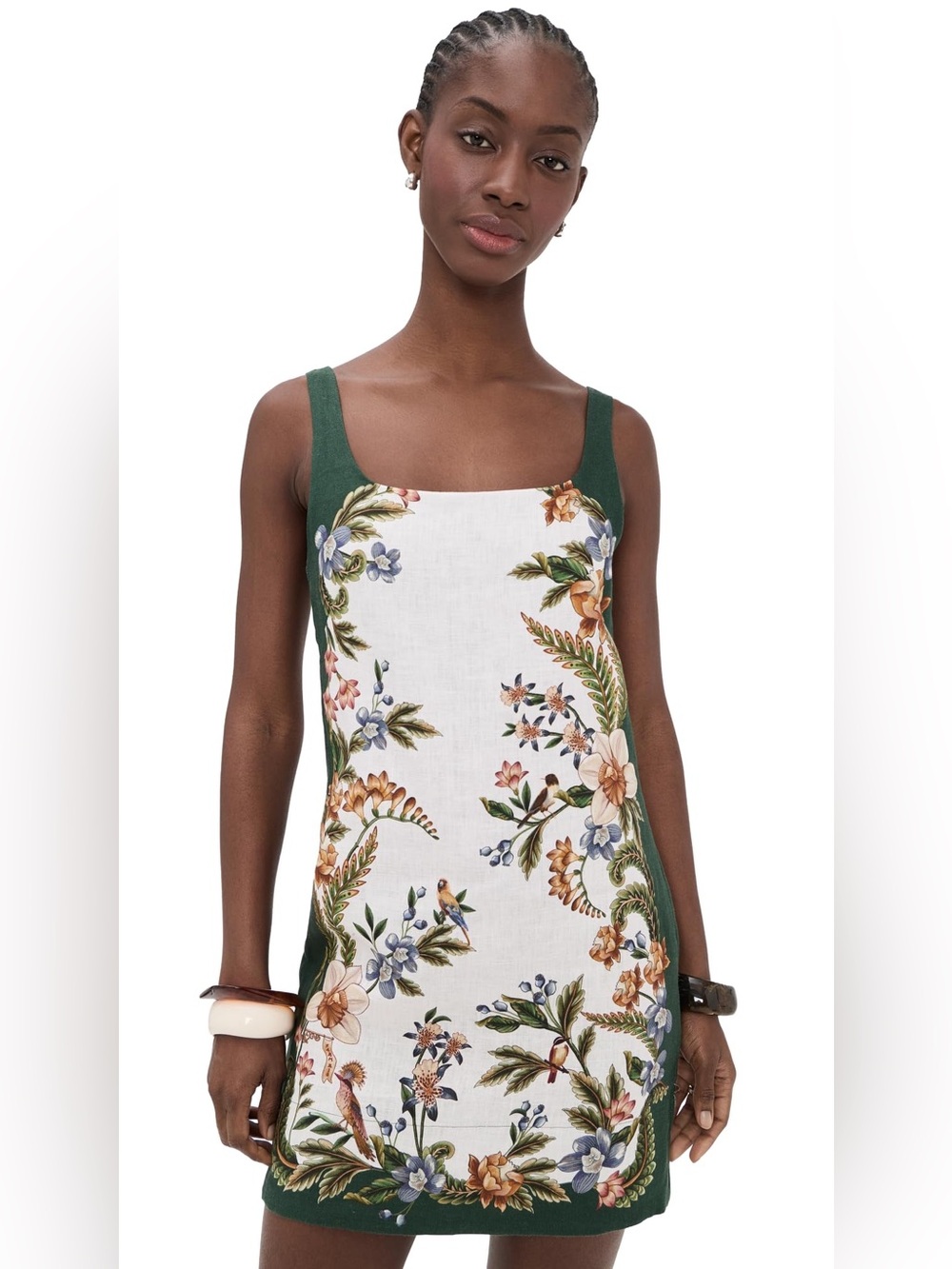 FARM Rio Women's Linen Mini Dress, Nature Sand, XL